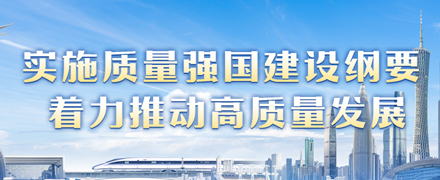 實施質量強國建設綱要 著力推動高質量發展